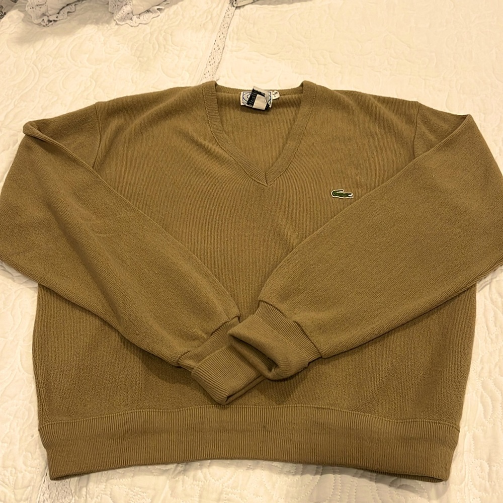 Vintage 80’s Izos Lacoste V Neck sweater